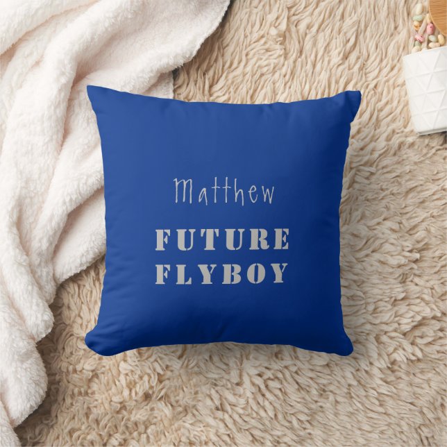 Almofada Futuro Flyboy Militar Personalizado (Cobertor)