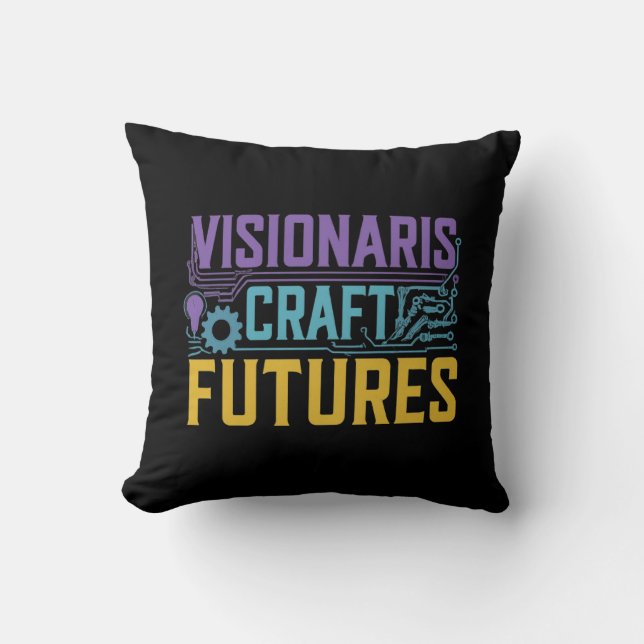 Almofada Futuros de Artesanatos visionários (Frente)