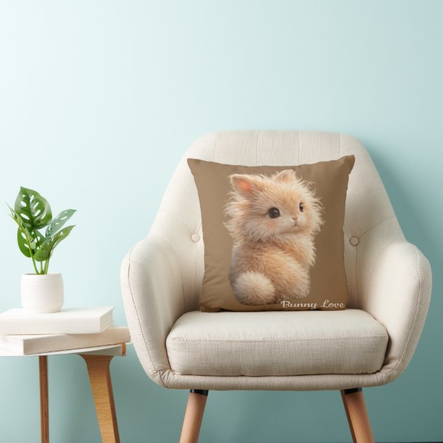 Almofada Fuzzy Bunny: Amor de Coelho (Cadeira)