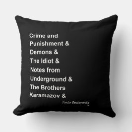 Almofada Fyodor Dostoyevsky