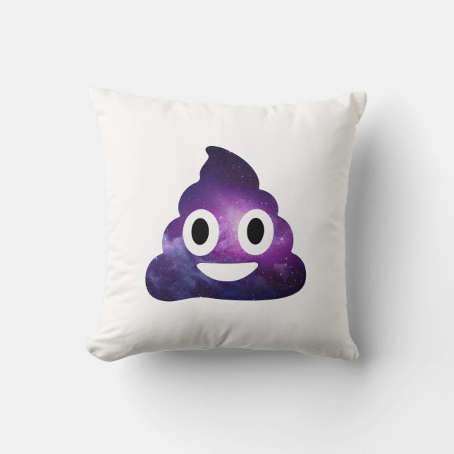 Almofada Galáxia Poo Emoji (Frente)