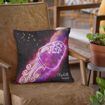 Galaxy Aquarius Nome Personalizado Sinal Zodiac