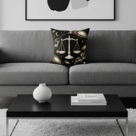 Almofada Galaxy Home Decor Libra Zodiac Celestial