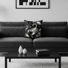 Almofada Galaxy Home Decor Scorpio Zodiac Celestial