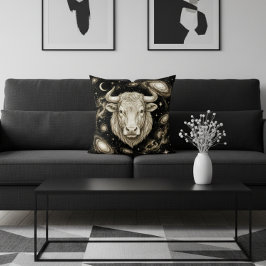 Almofada Galaxy Home Decor Taurus Zodiac Celestial