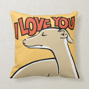 Almofada Galgo stylisé “I bobina You "