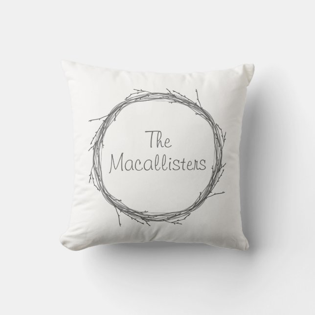 Almofada Galhos & videiras (Frente)