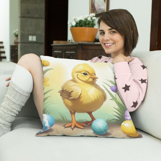 Almofada Galinha de Páscoa branca 1, Páscoa (Criador carregado)