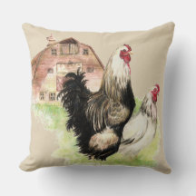 Galinhas Da Aquarela Galinhas De Galo E Aves De Fa