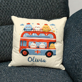 Almofada Galinhas e Pintinhos em Londres