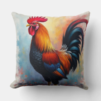 Almofada Galo orgulhoso mas brilhante exibido