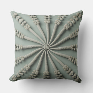 Almofada Galuh Videira Espiral Motivo de Batik 3D