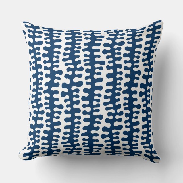 Almofada Gamas Orgânicas - Estilo Indigo (Frente)