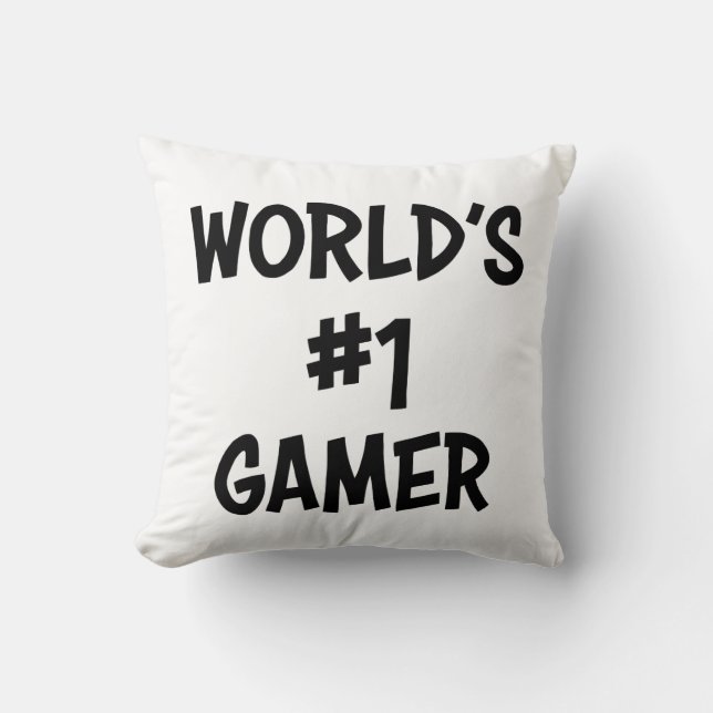 ALMOFADA GAMER DO #1 DO MUNDO (Frente)