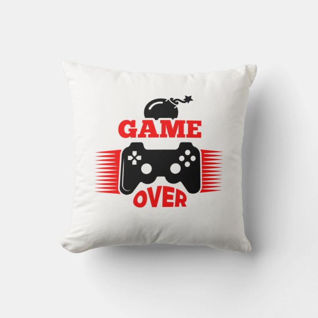 Almofada Gamer Gift Game Over (Frente)