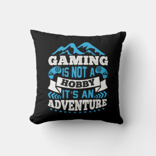 Almofada Gamer Gift Gaming Não É Um Hobby