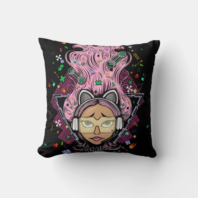 Almofada Gamer Girl (Frente)