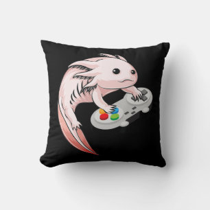 Almofada Gamesolotl Axolotl Videos games Kawaii Anime