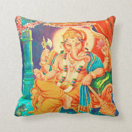 Almofada Ganesha Vintage Hindu Deity Spritual