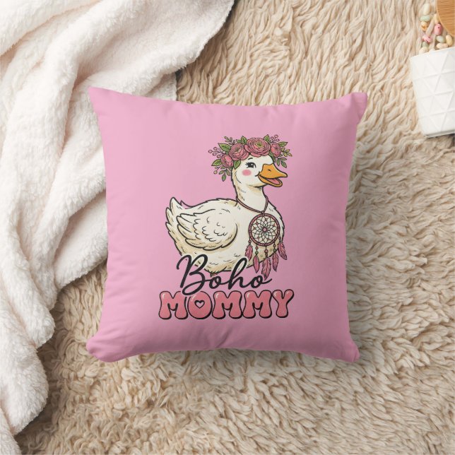 Almofada Ganso Boho Fofo Mamãe (Cobertor)