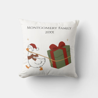 Almofada Ganso Ladrão de Presentes de Natal Personalizado