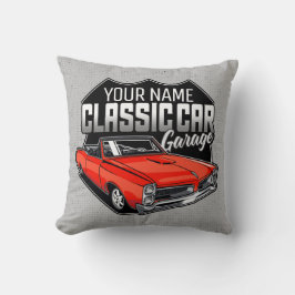 Almofada Garagem Clássica Convertível 1966 Personalizada