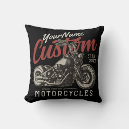 Almofada Garagem Personalizada do Biker Cruiser de Motocicl
