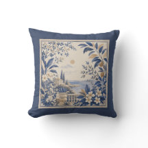 Gardens Syracuse Coastal Landscape Cushion