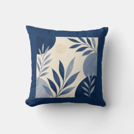 Almofada Gardens Syracuse Ivory Blue Foliage Cushion