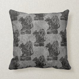 Almofada Gárgulas de pedra cinzentas