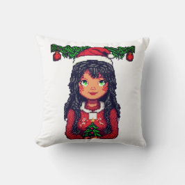 Almofada Garota bonita de Natal