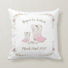 Almofada Garota Chá de fraldas País Ocidental