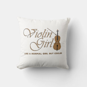 Almofada Garota do Violino, como uma garota normal, mas mai