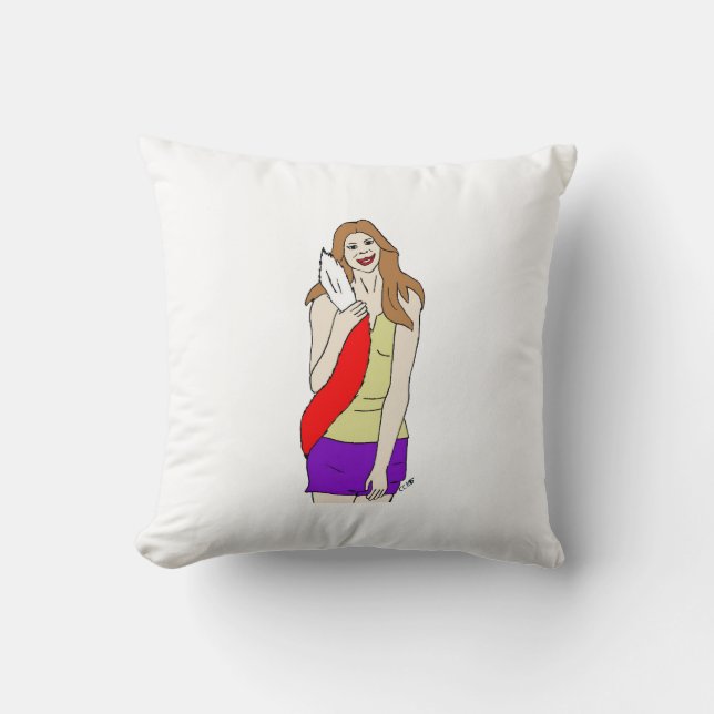 Almofada garota foxy (Frente)