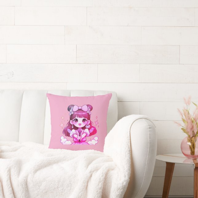 almofada garota kpop cantora desenho (Sofá)