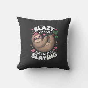 Almofada Garota Tween Fofa Animal Engraçado Sloth Slay Meme
