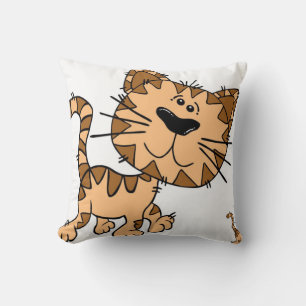 Almofada gatinho de decodificação de travesseiros decorativ