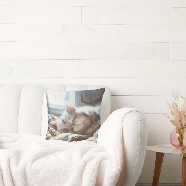 Almofada Gatinho De Dormir Na Coleta Antiga (Sofá)