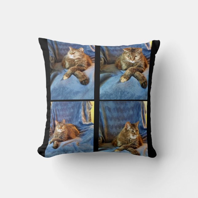 ALMOFADA GATINHO DE PENSAMENTO PROFUNDO (Frente)