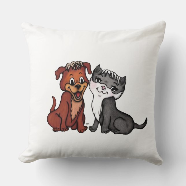 Almofada Gatinho e Puppy (Frente)
