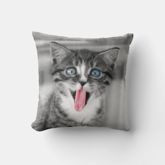 Almofada Gatinho engraçado (Frente)