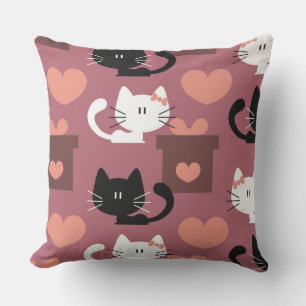 Almofada Gatinho Love Decorative Travesseiro