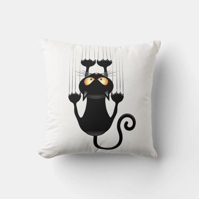 Almofada Gatinho Preto (Frente)