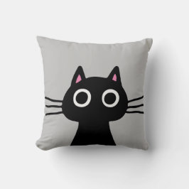 Almofada Gatinho Preto Cinto | Quirky Pet Cat Lover