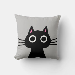 Almofada Gatinho Preto Cinto   Quirky Pet Cat Lover