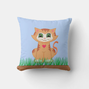 Almofada Gato Atigrado Fofo