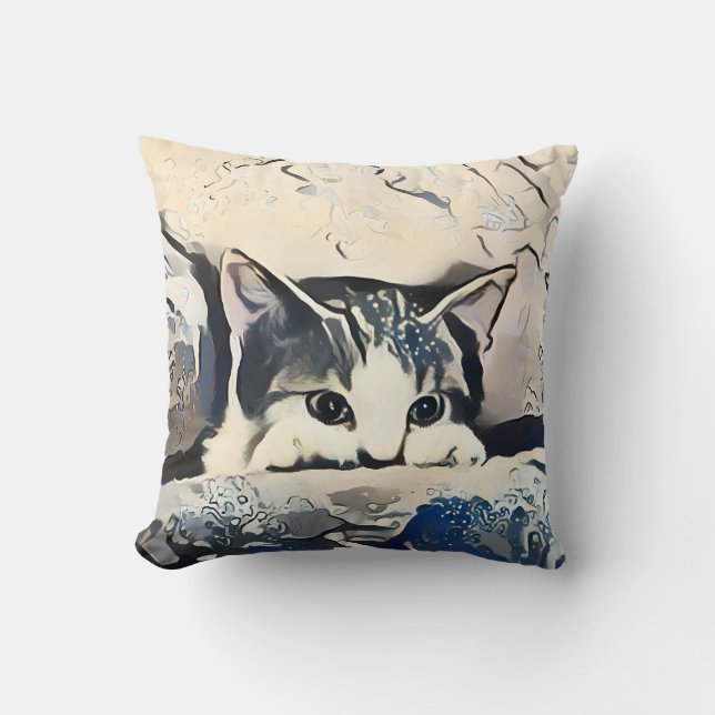 Almofada Gato bonito (Frente)