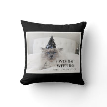 Gato Bonito "Só Bruxas Más Podem Dirigir Pau"