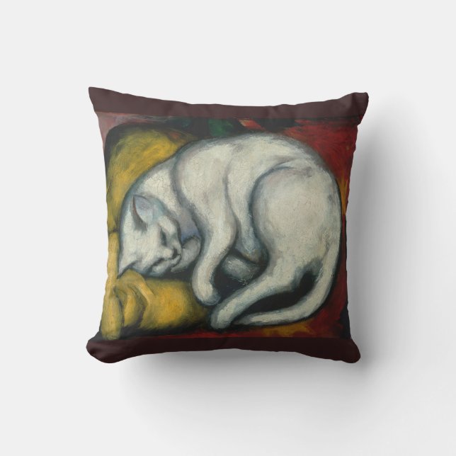 Almofada Gato Branco, Franz Marc (Frente)