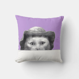 Almofada Gato com Chapéu (Sumire)